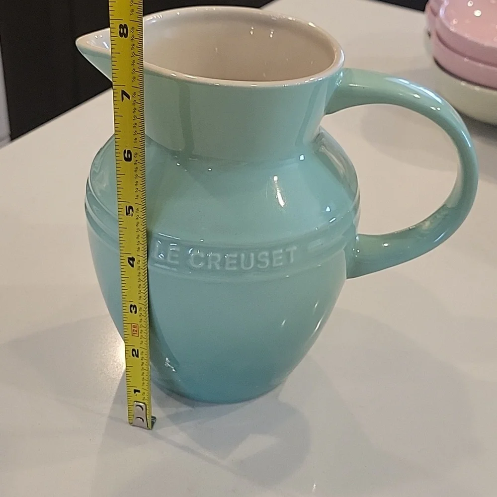 Large Le Creuset Cool Mint Pitcher